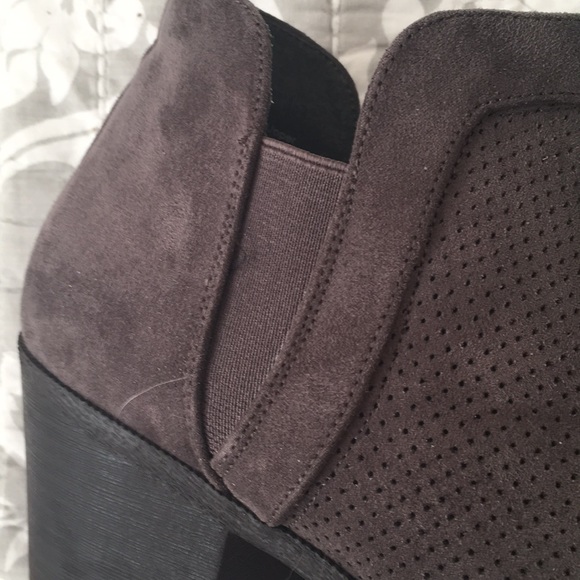 Style & Co Gray Suede 2.5" Stacked Heel Boot - Picture 8 of 10